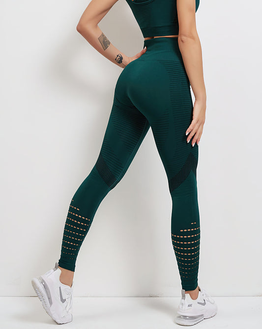 LeRoxy | Seamless Leggings | Green | Comfortable & Stylish Activewear for Every Workout