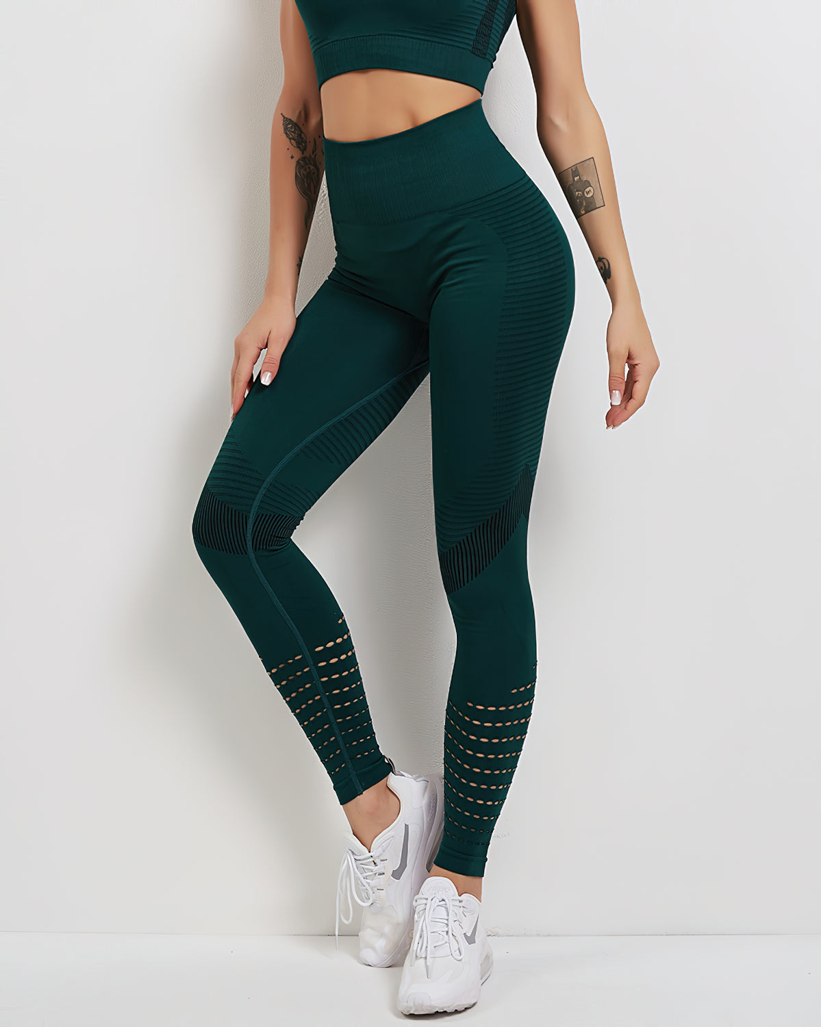 LeRoxy | Seamless Leggings | Green | Comfortable & Stylish Activewear for Every Workout