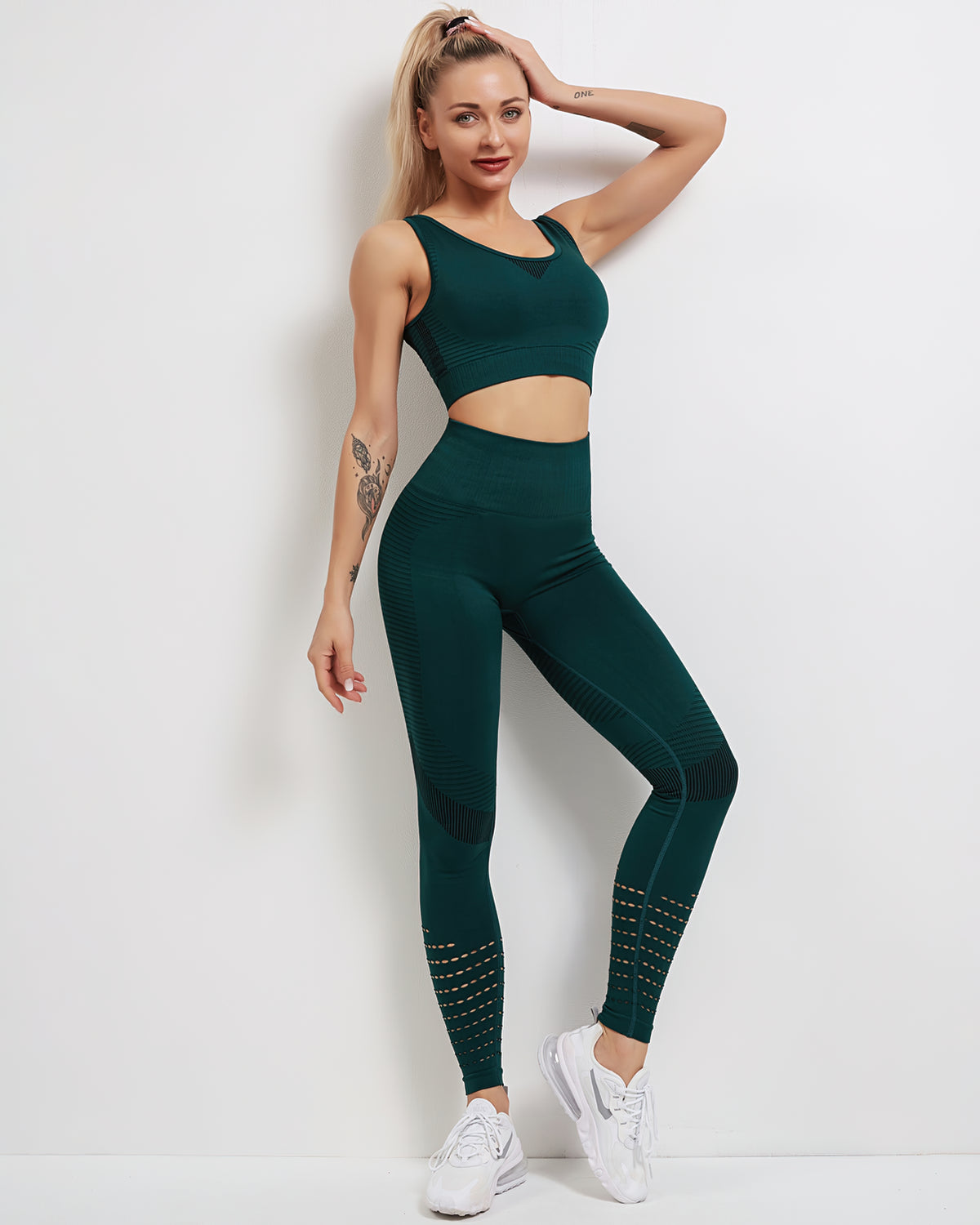 LeRoxy | Seamless Leggings | Green | Comfortable & Stylish Activewear for Every Workout