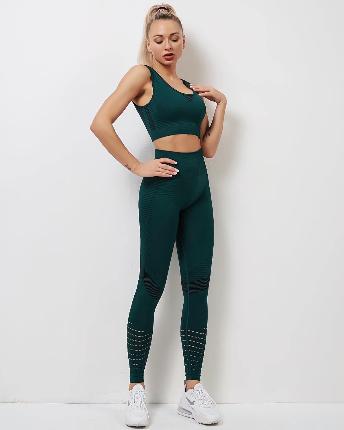 LeRoxy | Seamless Leggings | Green | Comfortable & Stylish Activewear for Every Workout