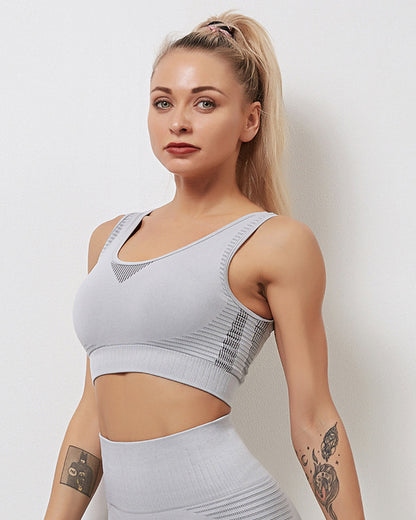 LeRoxy | Naadloze Sportbeha | Grijs | Comfort & Ondersteuning
