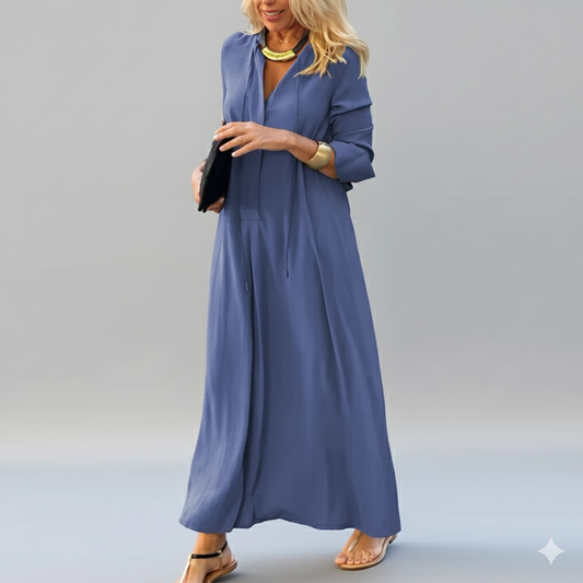 LeRoxy | Comfortabele Maxi-Jurk voor Dames | Elegant & Luchtig voor Zomer & Vakantie