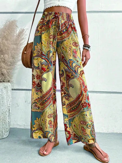 LeRoxy | Damesbroek met digitale print en hoge taille | Comfortabele pasvorm & stijlvol design