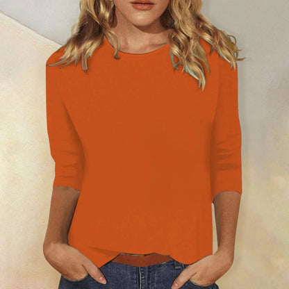 LeRoxy | Dames Blouse | Zachte Ademende Katoenmix, Relaxed Silhouet, Herfststijl