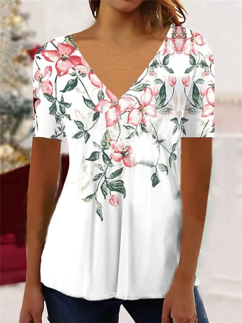 LeRoxy | Bloemen Top | Luchtige & Stijlvolle Damesmode voor Lente en Zomer 2025