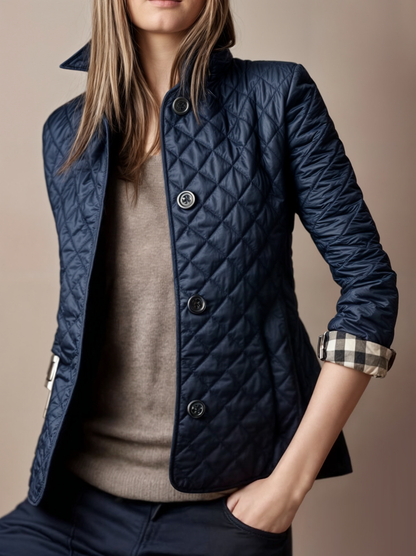 LeRoxy | Gewatteerd damesjack met omgeslagen kraag | Warm en stijlvol winterjack