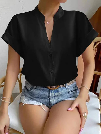 LeRoxy | Elegante V-hals Top voor Vrouwen | Stijlvolle en Comfortabele Kleding