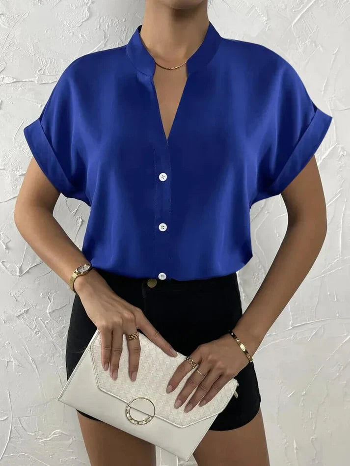 LeRoxy | Elegante V-hals Top voor Vrouwen | Stijlvolle en Comfortabele Kleding