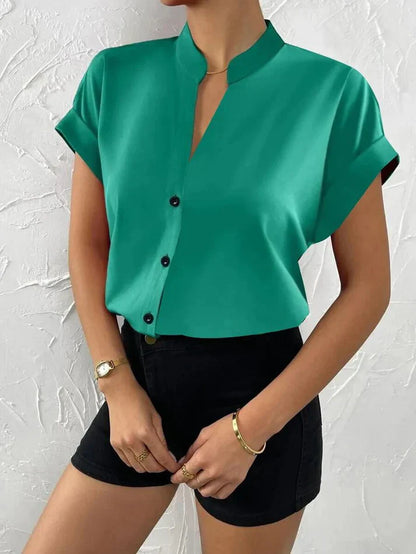 LeRoxy | Elegante V-hals Top voor Vrouwen | Stijlvolle en Comfortabele Kleding