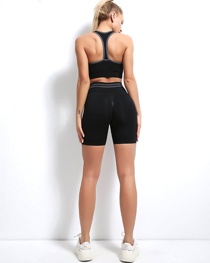LeRoxy | Naadloze Sportshorts Dames | Hoge Taille Fitnessbroekje