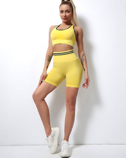 LeRoxy | Naadloze Sportshorts Dames | Hoge Taille Fitnessbroekje