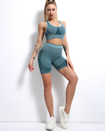 LeRoxy | Naadloze Sportshorts Dames | Hoge Taille Fitnessbroekje