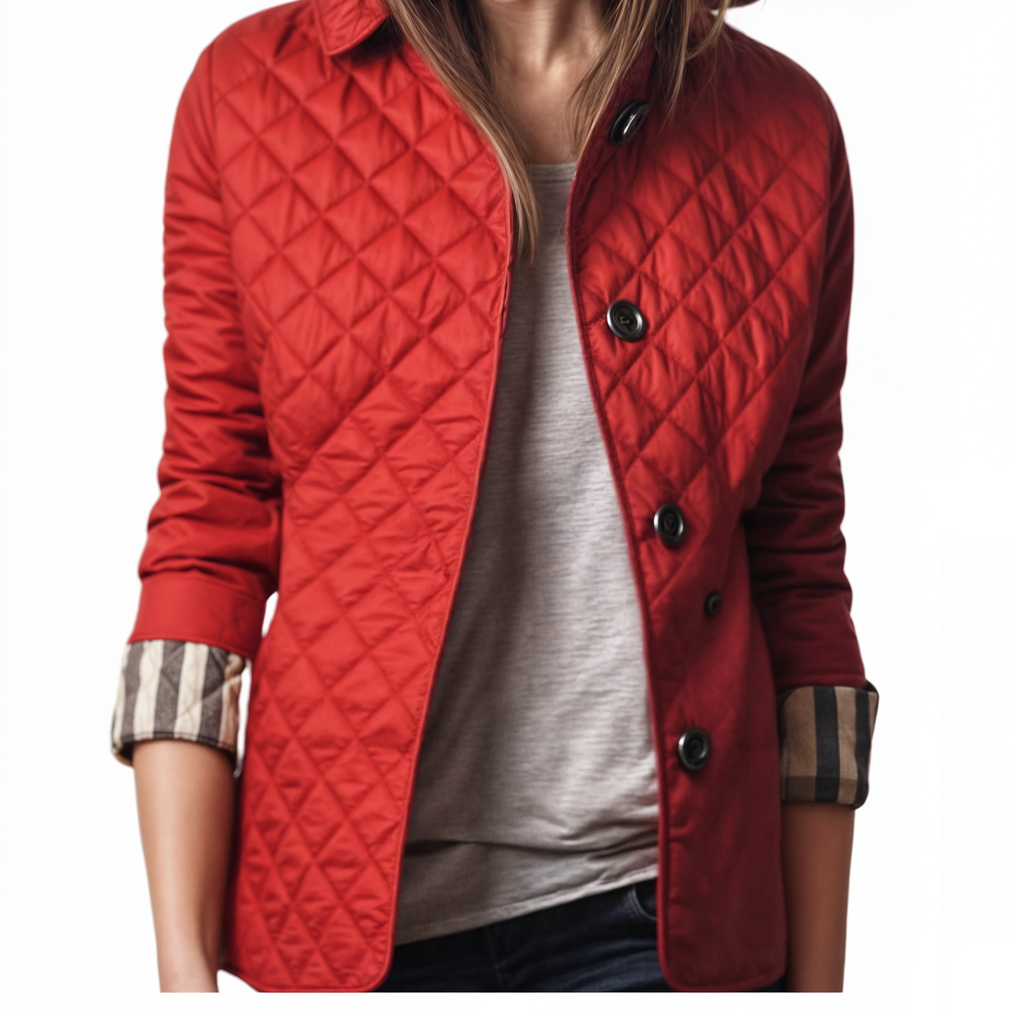LeRoxy | Gewatteerd damesjack met omgeslagen kraag | Warm en stijlvol winterjack