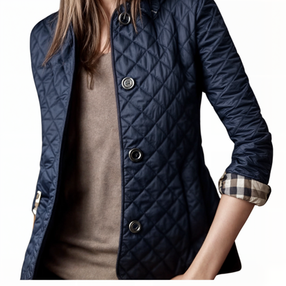 LeRoxy | Gewatteerd damesjack met omgeslagen kraag | Warm en stijlvol winterjack