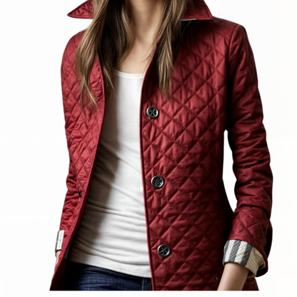LeRoxy | Gewatteerd damesjack met omgeslagen kraag | Warm en stijlvol winterjack